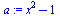 `+`(`*`(`^`(x, 2)), `-`(1))